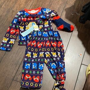 Colorful Cartoon Kids Pajama Set